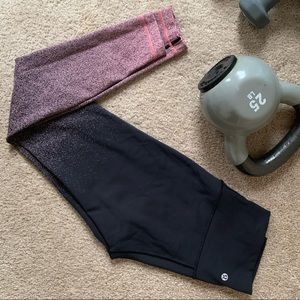 Pink Ombré lululemon wunder under leggings 💕